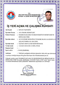 İlaçlama İzin Belge